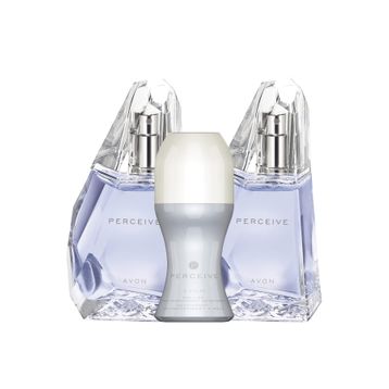 Avon Perceive 2x50 ml EDP Kadın Parfüm+Perceive 50 ml Roll On