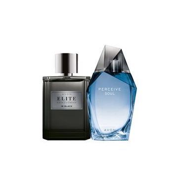 Avon Perceive Soul EDT 100 ml Erkek Parfüm + Elite Gentleman in Black EDT 75 ml Erkek Parfüm