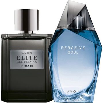 Avon Perceive Soul EDT 100 ml Erkek Parfüm + Elite Gentleman in Black EDT 75 ml Erkek Parfüm