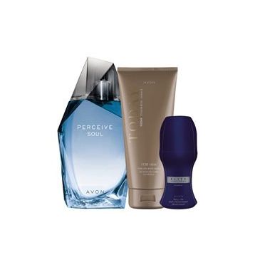 Avon Perceive Soul Erkek Parfüm Şampuan ve Rollon Paketi