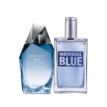 Avon Perceive Soul ve Individual Blue Sunset Erkek Parfüm Paketi
