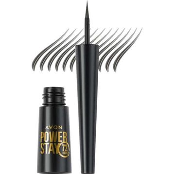 Avon Power Stay 72 Saat Kalıcı Soft Black Kaş Jeli