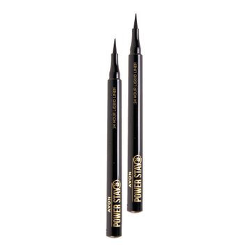 Avon Power Stay Likit Liner Blackest Black Ikili Set