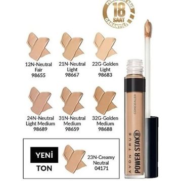 Avon Power Stay Neutral Fair 12N Kapatıcı