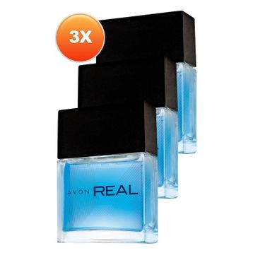 Avon Real 3x75 ml EDT Erkek Parfüm