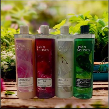 Avon Senses 500 ml 4 Adet Duş Jeli