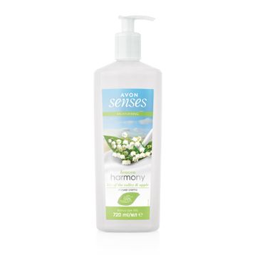 AVON Senses Heaven Harmony Vadi Zambağı Ve Elma Kokulu Nemlendirici Kremsi 720 ml Duş Jeli