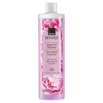 Avon Senses Pretty Peony 500 ml Şakayık ve Manolya Kokulu Kremsi Duş Jeli
