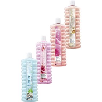 Avon Senses Pure Marine, Simply Luxurious, L'Amour ve Blooming Beauty Banyo Köpüğü Paketi
