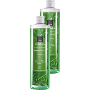 Avon Senses Water Mint 2x500 ml Nane ve Salatalık Kokulu Duş Jeli