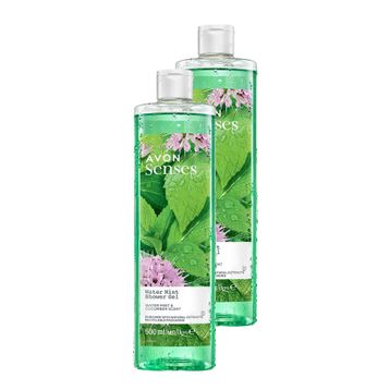 Avon Senses Water Mint 2x500 ml Nane ve Salatalık Kokulu Duş Jeli