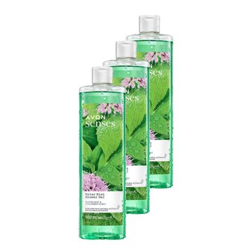 Avon Senses Water Mint 3x500 ml Nane ve Salatalık Kokulu Duş Jeli