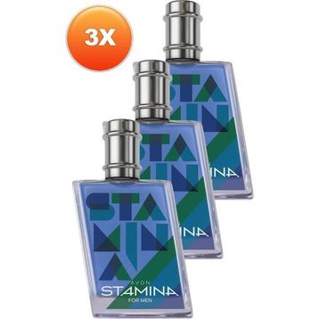 Avon Stamina EDT 75 ml 3'lü Erkek Parfüm