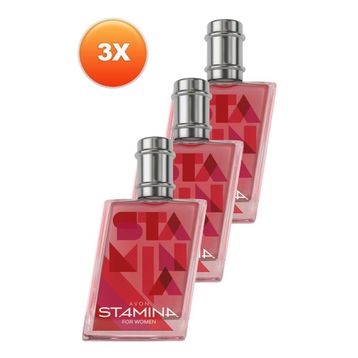 Avon Stamina EDT 75 ml 3'lü Kadın Parfüm