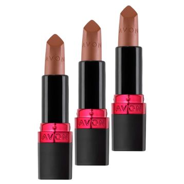 Avon Ultra Mat Marvellous Mocha Üçlü Set Ruj