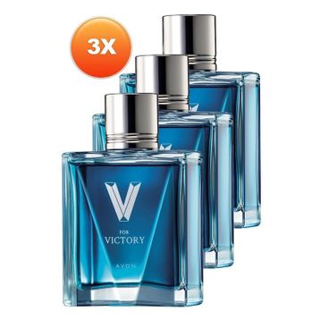 Avon V for Victory EDT 3x75 ml Erkek Parfüm
