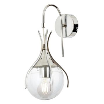 Avonni AP-60161-1K Krom Kaplama E27 Metal Cam 13x18 cm Aplik
