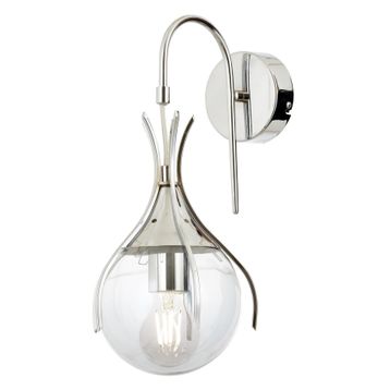 Avonni AP-60161-1K Krom Kaplama E27 Metal Cam 13x18 cm Aplik