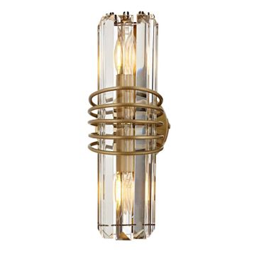 Avonni AP-60398-1E E14 Metal Kristal 10 cm Eskitme Kaplama Aplik