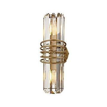 Avonni AP-60398-1E E14 Metal Kristal 10 cm Eskitme Kaplama Aplik
