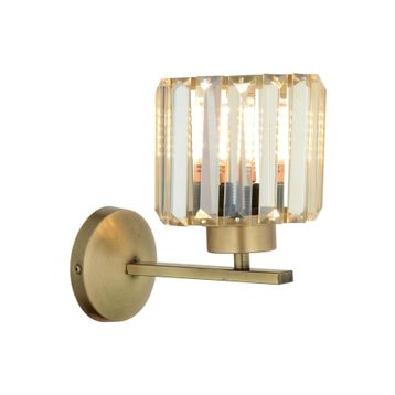 Avonni AP-65244-1E Eskitme Kaplama E27 Metal Kristal 20x27 cm Aplik