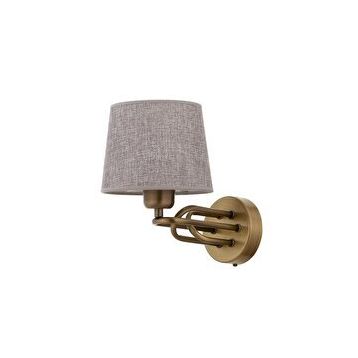 Avonni AP-9134-1E E27 Metal Kumaş 20x25 cm Eskitme Kaplama Aplik