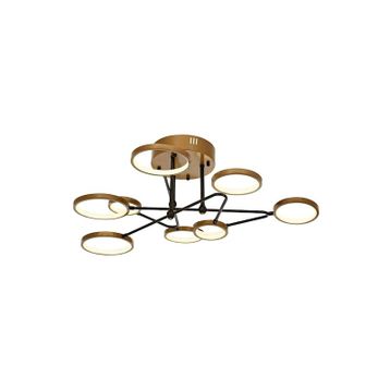 Avonni AR-60359-5BSY Siyah Modern Avize