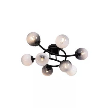 Avonni Ar-60453-8Bsy Siyah Kaplama 80 cm Modern Avize