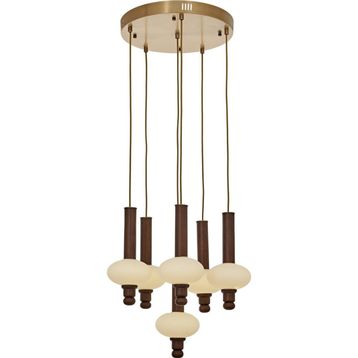 Avonni AV-5299-7ET Eskitme Kaplama Modern Metal Ahşap Avize