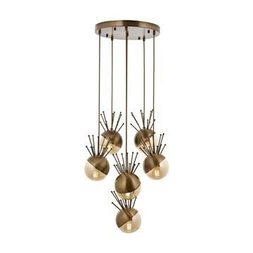 Avonni AV-60218-6ET Eskitme Kaplama 50 cm Modern Avize