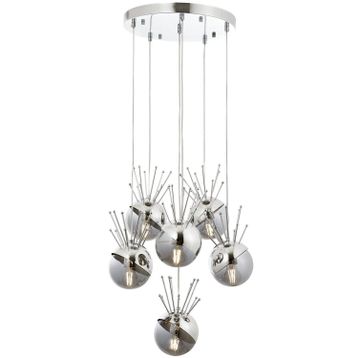 Avonni AV-60218-6KT Krom Kaplama 50 cm Modern Avize