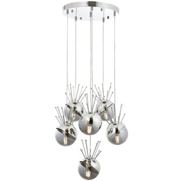 Avonni AV-60218-6KT Krom Kaplama 50 cm Modern Avize