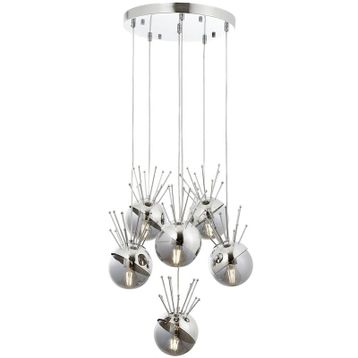 Avonni AV-60218-6KT Krom Kaplama 50 cm Modern Avize