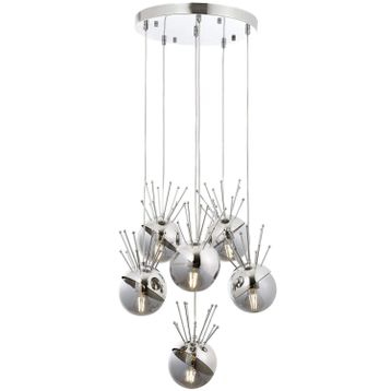 Avonni AV-60218-6KT Krom Kaplama 50 cm Modern Avize