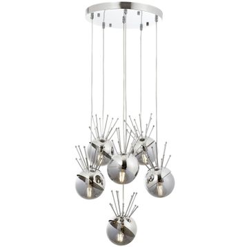 Avonni AV-60218-6KT Krom Kaplama 50 cm Modern Avize