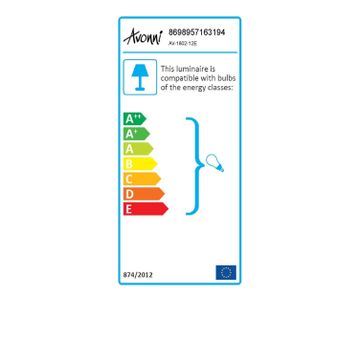 Avonni AV-60252-12E Eskitme Kaplama 75 cm Modern Avize