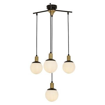 Avonni AV-60273-4BSY Siyah Boyalı Modern Avize