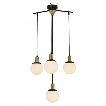Avonni AV-60273-4BSY Siyah Boyalı Modern Avize