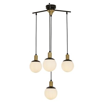 Avonni AV-60273-4Y-BSY Siyah Boyalı Modern Avize