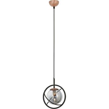 Avonni AV-60291-1BSY Siyah Boyalı Modern Avize
