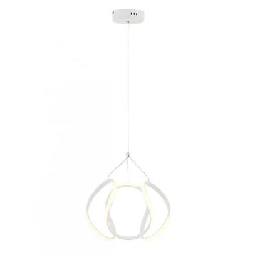Avonni Av-60335-Bby Beyaz Boyalı Led Metal Pleksi 35 cm Modern Avize