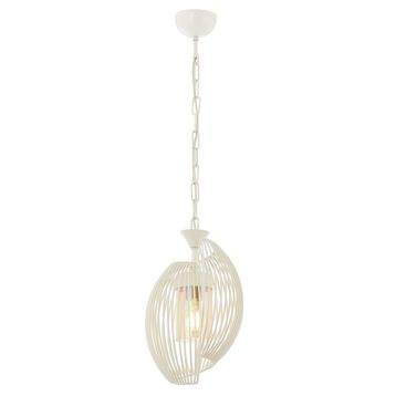 Avonni AV-60397-1BBY Beyaz Boyalı Modern E27 Metal Cam 20 cm Avize