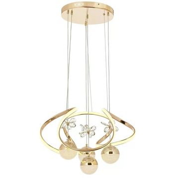 Avonni AV601481S Sarı Kaplama Modern Avize
