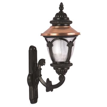 Avonni BAP-68057-BSY-M2 Siyah-Kahverengi Bahçe Aplik