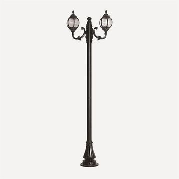 Avonni BDR-68203-2BSY-M2 Siyah Bahçe Aydınlatma Direği