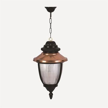Avonni BFE-68055-BSY Siyah-Kahverengi Bahçe Fener Sarkıt