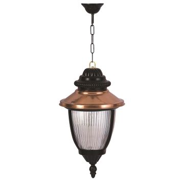 Avonni BFE-68055-BSY Siyah-Kahverengi Bahçe Fener Sarkıt