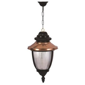 Avonni BFE-68055-BSY Siyah-Kahverengi Bahçe Fener Sarkıt