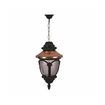 Avonni BFE-68057-BSY Siyah-Kahverengi Bahçe Fener Sarkıt