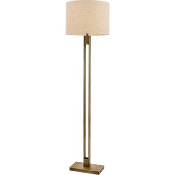 Avonni LM-9108-1E Eskitme Kaplama E27 Metal Kumaş 40 cm Krom Lambader